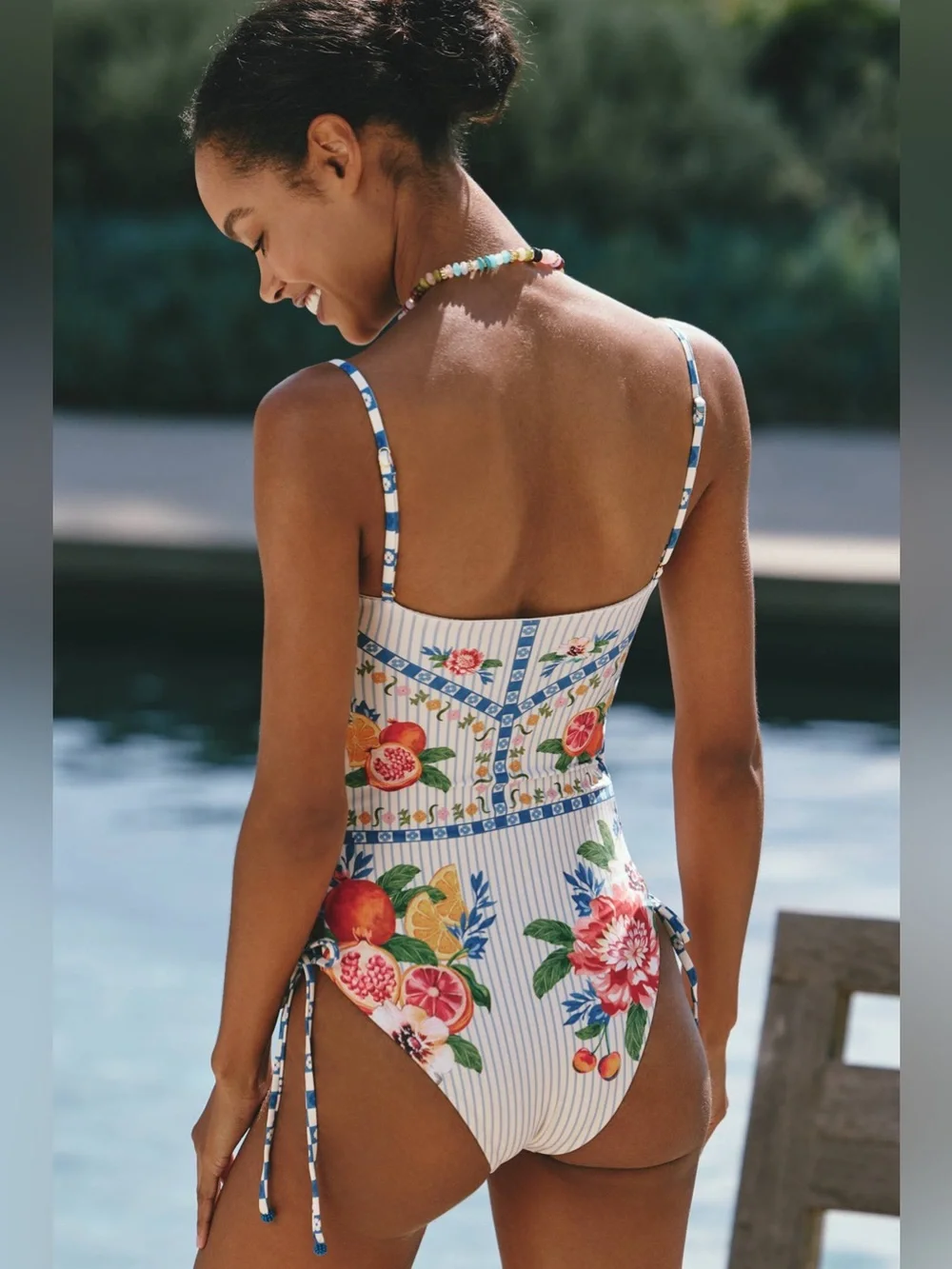 Agua Bendita Posh One-Piece Swimsuit Small NWT $210